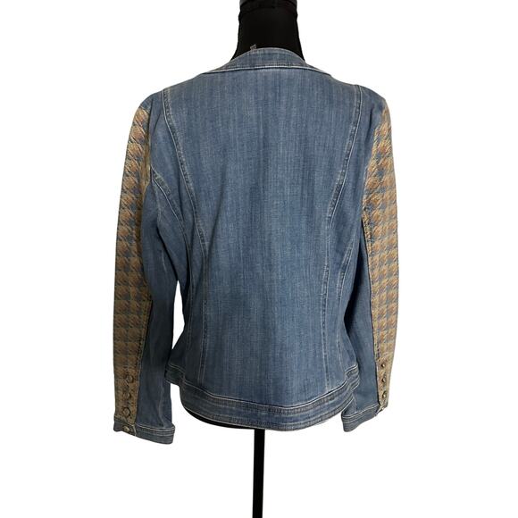 White House Black House Denim & Tweed Jacket - Picture 3 of 8